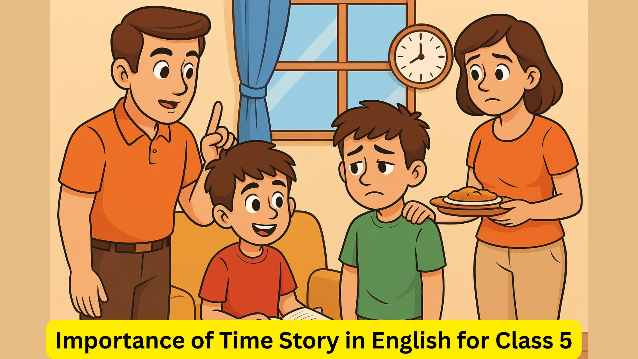 Importance of Time Story in English for Class 5